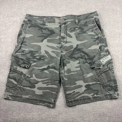 Unionbay Cargo Shorts Mens 38 Camo Camouflage Stretch Utility Outdoor Grunge Y2K - Image 1 of 4