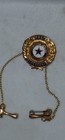 10K Yellow Gold Vintage American Legion Auxiliary Past President Pin with Gavels