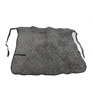 Black Knee Blanket Adjustable Waist Circumference Water Resistant Wind Proo DW - Picture 1 of 3