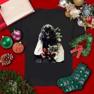 Camisa Somewhere In Time Merry Kissmas Gene and Paul Negra Unisex Regalo Navidad B2310 - Imagen 1 de 2