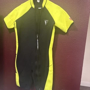 Henderson Aquatics Amazing XXL Short Sleeve Wet Suit Dive Wear Full Zip 3/0 MM - Picture 1 of 12