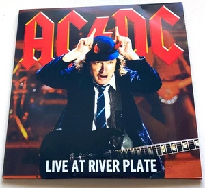 AC/DC 'LIVE AT THE RIVER PLATE' 2012 3 STEREO LP ON RED TRANSLUCENT VINYL NM - Picture 1 of 14