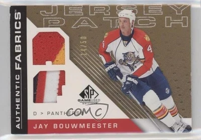 2007-08 SP Game Used Edition Authentic Fabrics Jersey /50 Jay Bouwmeester Patch - Image 1 of 2