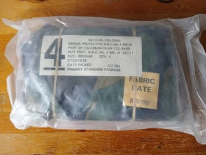 British Army NBC Proctective Smock MKIII Medium Size 1984 - Picture 1 of 4