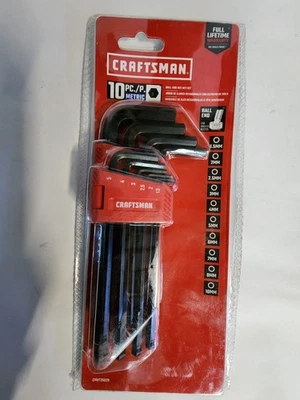 Craftsman Ball-End Hex Key Set (Mm), 10 Piece - Image 1 of 2