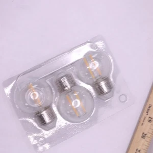 (3-Pk) Ecosmart G16.5 Dimmable LED Bulbs Soft White 25-Watt Equivalent - Picture 1 of 5
