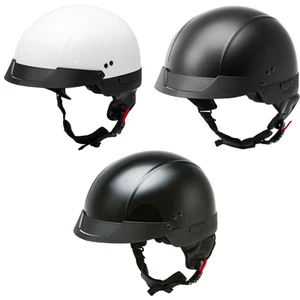 2024 GMAX HH75 Half Face Street Motorcycle Helmet - Pick Size & Color - Picture 1 of 8