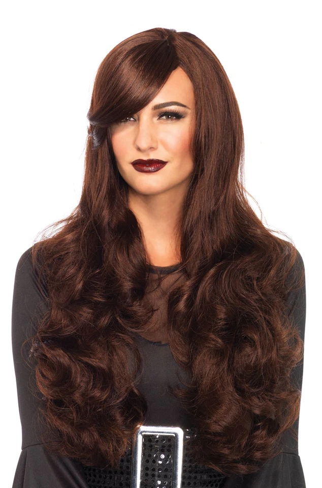 Peluca Disfraz Largo Ondulado Modelo Sirena Rockstar Glamorosa Foto 1 de 1