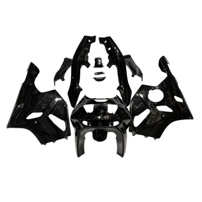 Kit de carenado negro brillante de inyección para carrocería ABS Kawasaki Ninja ZX6R 1994-1997 Foto 1 de 4