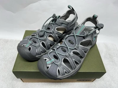 Sandálias femininas Keen tamanho 9 cinza sussurro slip on caminhada novas - Imagem 1 de 4