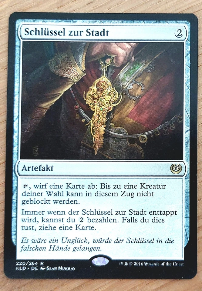 Mtg Magic: Schlüssel zur Stadt / Key to the City,  DEUTSCH, Unblockbar  - Bild 1 von 1