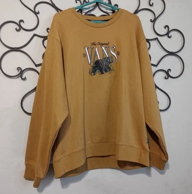 Nuevo con etiquetas Vans para hombre grande oso dorado cuello redondo Foto 1 de 2