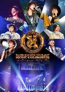 New Kis-My-Ft2 LIVE TOUR 2017 MUSIC COLOSSEUM DVD F/S w/Tracking# New from Japan - Picture 1 of 3