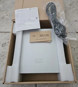 Cisco Meraki MS120-8FP-HW Nieodebrany 8-portowy przełącznik zarządzany w chmurze 1GbE PoE+ - Zdjęcie 1 z 4