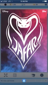 topps disney collect Digital Card Faces Of Evil Jafar Iconography (rare) - Bild 1 von 2