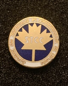 STCC Syndicat Des Travailleurs En Communication Au Canada Union Lapel Pin - SP8 - Picture 1 of 5