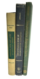 Menge 3 VINTAGE Technik Hardcover Lehrbücher über Temperatur Wärme und Masse - Bild 1 von 18