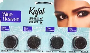 Blue Heaven Lead Free With Vitamin e Deluxe  Kajal  (Pack Of 6)  Combo Offer - Picture 1 of 2