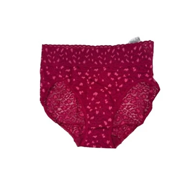 hanky panky cross-dyed lace french brief, color: Berry pink, MSRP: $34 - Image 1 of 4