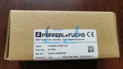 Brand new P+F UC2000-L2-E5-V15 Ultrasonic Sensor UC2000-L2-E5-V15 - Image 1 of 2