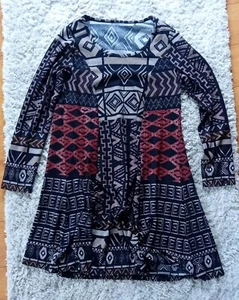 Damenkleid mehrfarbig Gr.36/38 A-Linie Viscosemischung? hochwertig/neuwertig - Bild 1 von 4