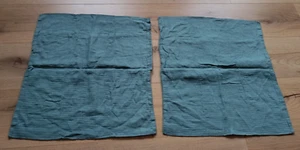 2tlg. Kissenbezug Grün Türkis Leinen Baumwolle 50x50cm Kissenhülle Ikea - Bild 1 von 5