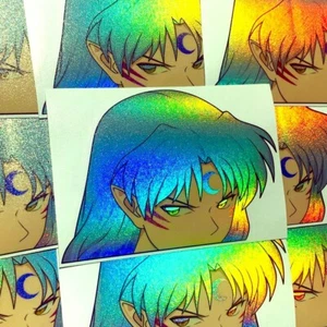 CALCOMANÍA DE COCHE SESHOMARU HOLO ANIME PEEKER INUYASHA - Imagen 1 de 1