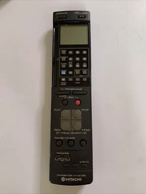 Genuine Hitachi Remote Control VT-RM725E for VCR Player - Image 1 of 3