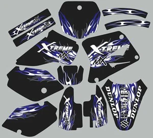 Graphics for 2002-2019 Suzuki RM85 RM 85 Shroud Decal Kit motocross flames - Picture 1 of 1