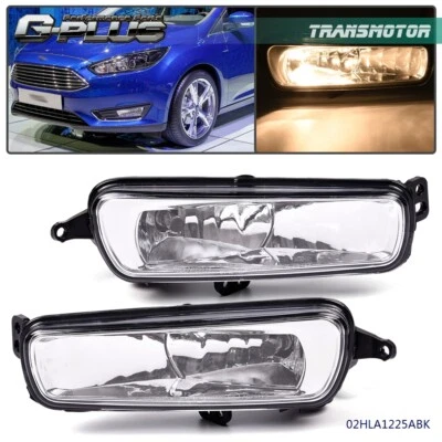 Par de faros antiniebla para parachoques delantero izquierdo y derecho aptos para Ford Focus 2015 2016 2017 Foto 1 de 4