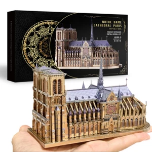 Piececool 3d Modellbausätze Notre Dame de Paris Metallpuzzle Halloween Geschenke - Bild 1 von 15