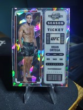 2023 Panini Chronicles UFC Brian Ortega /25 Cracked Ice Season Ticket #375
