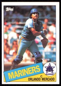 1985 Topps Orlando Mercado Seattle Mariners #58
