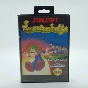 Lemmings - Sega Genesis Mega Drive - OVP Anleitung US Version - Bild 1 von 9