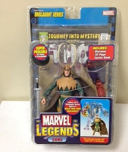 Marvel Legends, Casco Loki con Cuerno Largo, Serie Onslaught, 2006, MiP - Imagen 1 de 5