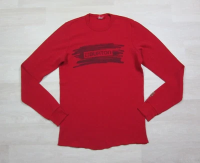 Camiseta térmica vintage Y2K Burton para hombre (S) manga larga snowboard exterior Foto 1 de 4