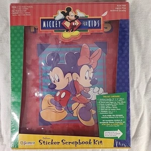 Sticker Scrapbook Kit Mickey and Minnie Mouse Disney Sandylion Deluxe NEW - Picture 1 of 6