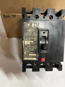 EHC3050 Cutler-Hammer Type EHC Circuit Breaker 3 Pole 50 Amp 480V - Picture 1 of 4