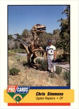 1994 Ogden Raptors Fleer/ProCards #3750 Chris Simmons