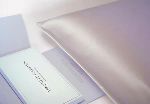 2x Brand New 100% One Sided Mulberry Silk Pillowcase Silk Pillow Case - Picture 1 of 34