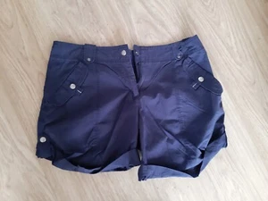 VGC SIZE 14 BLUE SHORTS ROLLUP STYLE WORN ONCE - Picture 1 of 2