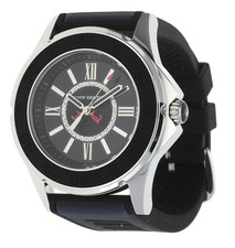 Juicy Couture Edelstahl Damen Uhr Damenuhr Kautschukband schwarz NEU 1900875 !