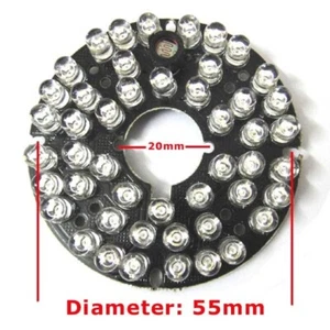 10x 48LEDs 5mm Infrared 90 Degrees Bulbs Board 48IR Illuminator For CCTV Camera - Picture 1 of 5