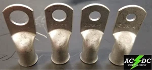 2/0 AWG Cable Lugs Ring Terminals Battery Wire Connectors Pure Copper Tinned - Picture 1 of 1