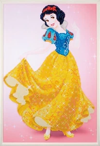 Diamantmalerei Disney Prinzessin Schneeweiß Kunstset Bastelset Edelsteine 47 x 70 cm - Bild 1 von 1