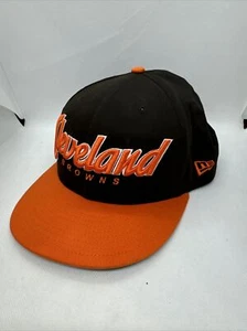 Cleveland Browns New Era 9Fifty SnapBack Adjustable Hat Brown Color NWOT - Picture 1 of 8