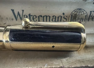 🔴 WATERMAN'S penna stilografica rientrante retrattile mosaico ONICE vintage - Foto 1 di 17