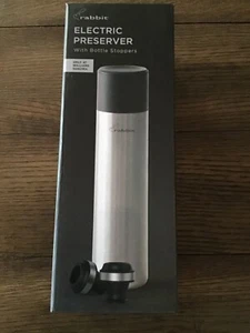 Rabbit Electric Wine Preserver With 2 Stoppers - Picture 1 of 12