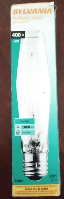TheGudStuff: SYLVANIA 400W HPS High Pressure Sodium HID High Intensity Lt Bulb - Image 1 of 4