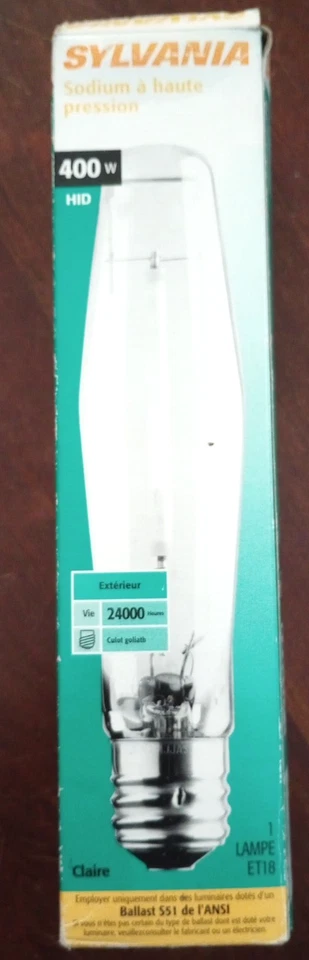 SYLVANIA 67449 - Hps400ecorp High Pressure Sodium Light Bulb
